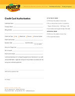 Downloadable Credit Card application form for Hydrostraw
